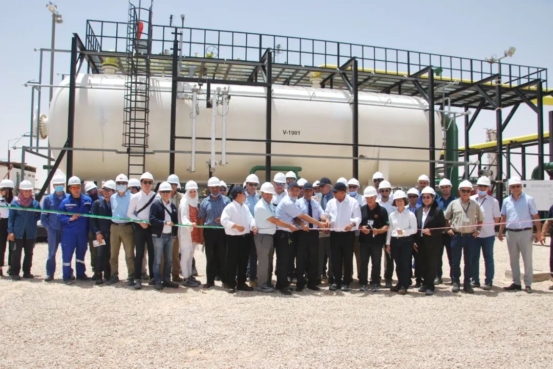中油工程建设阿尔及利亚HBR项目举行首油投产庆典