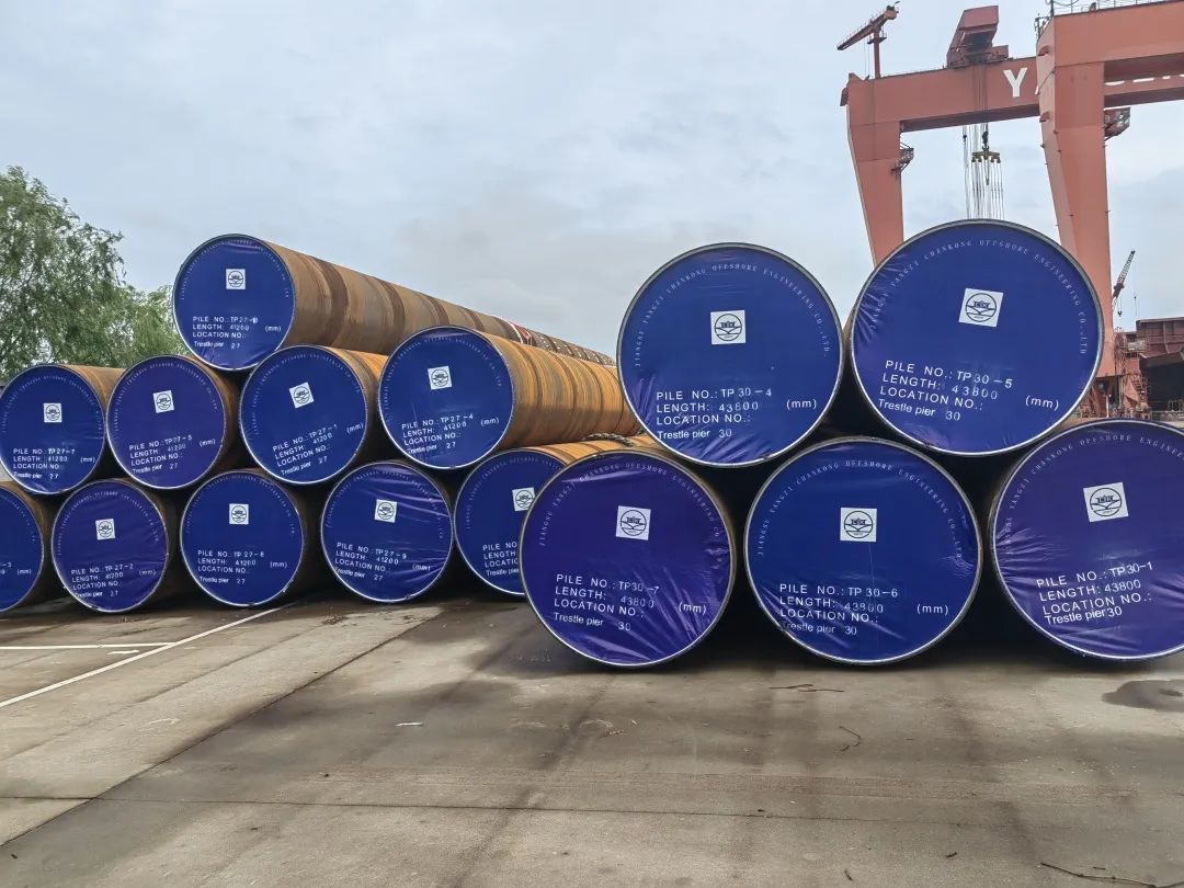 中油管道物装公司组织开展塞浦路斯项目第一批桩管出厂检验
