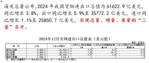 2024年我国机电产品出口21255亿美元